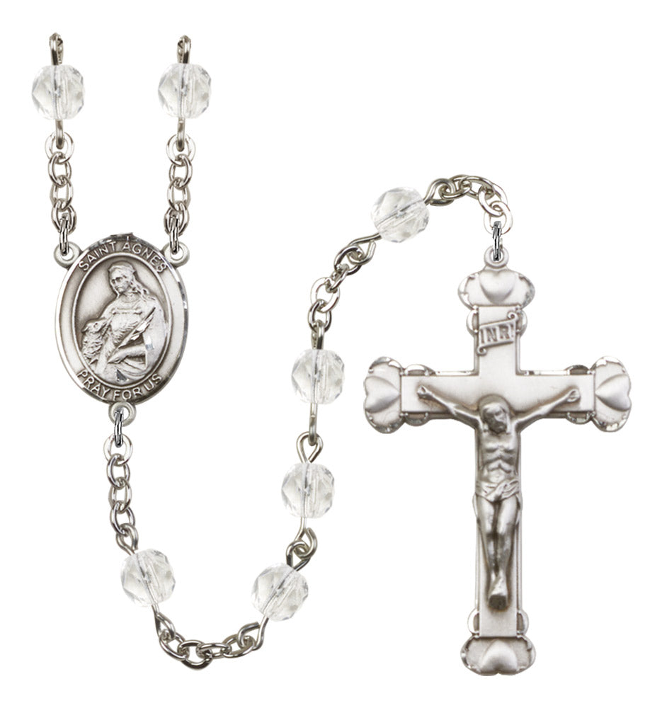 St. Agnes of Rome Birthstone Rosary for Women
