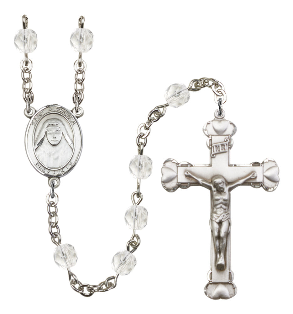 St. Alphonsa of India Birthstone Rosary for Women