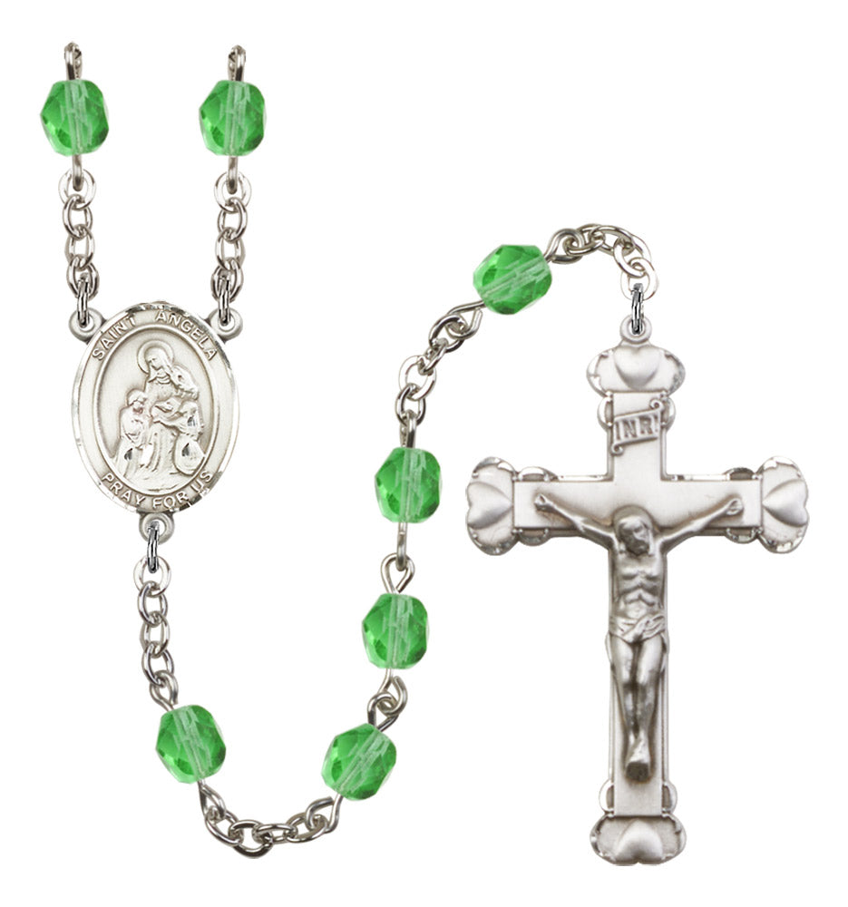 St. Angela Merici Birthstone Rosary for Women