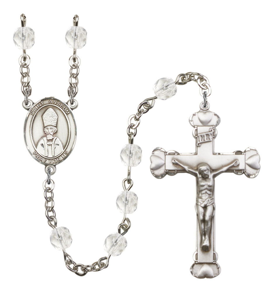 St. Anselm of Canterbury Birthstone Rosary for Women