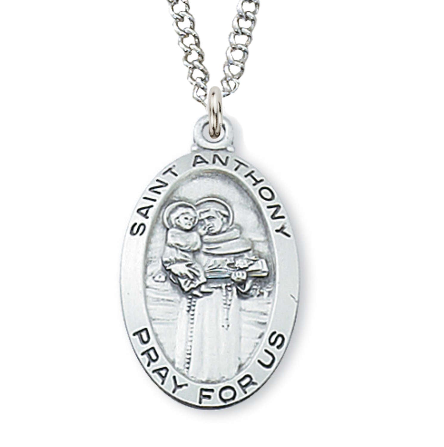 St. Anthony Medal Sterling Silver for Women