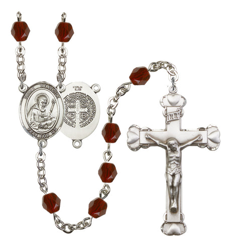 St. Benedict Birthstone Rosary for Women