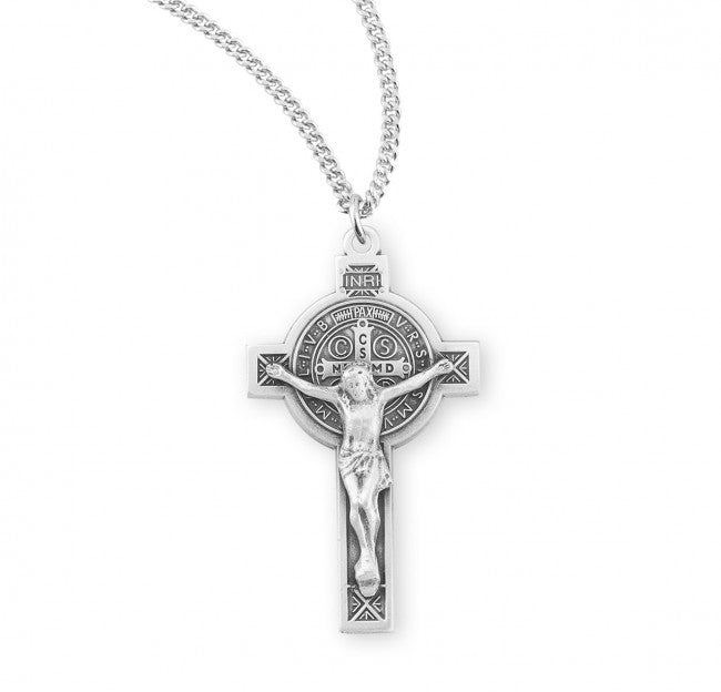 St. Benedict Jubilee Crucifix Necklace for Women