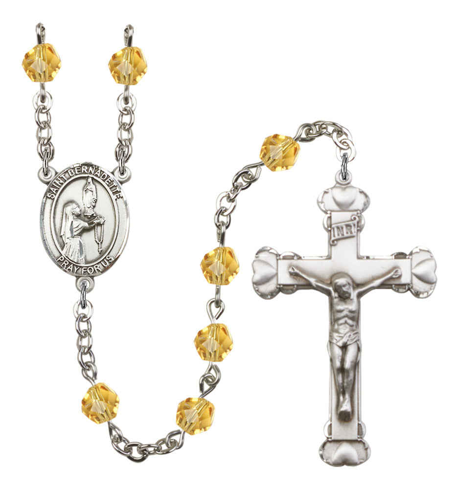 St. Bernadette Birthstone Rosary for Women