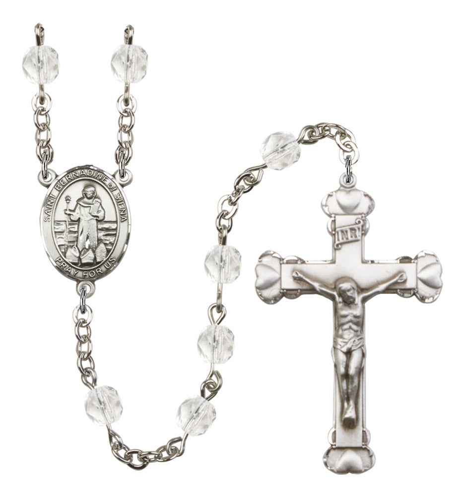 St. Bernadine of Sienna Birthstone Rosary for Women