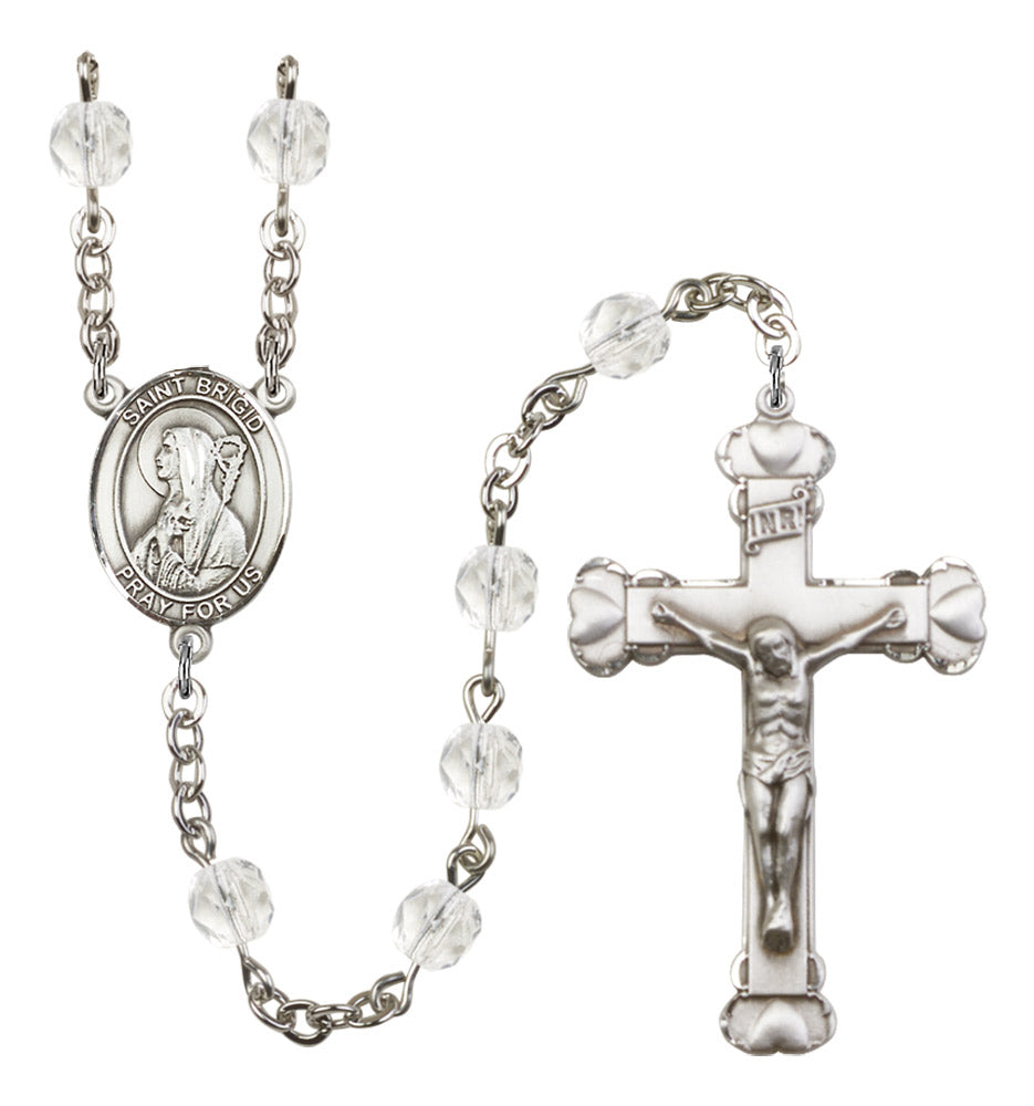 St. Brigid of Ireland Birthstone Rosary for Women