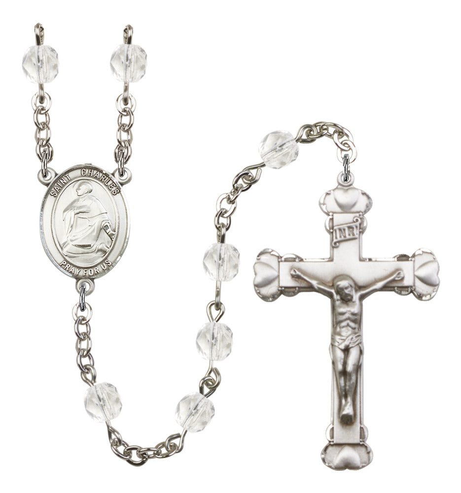 St. Charles Borromeo Birthstone Rosary for Women