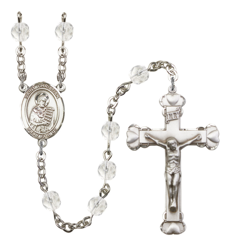 St. Christian Demosthenes Birthstone Rosary for Women