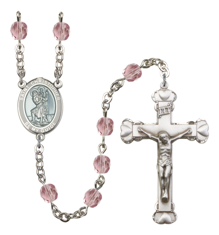 St. Christopher Birthstone Rosary for Women