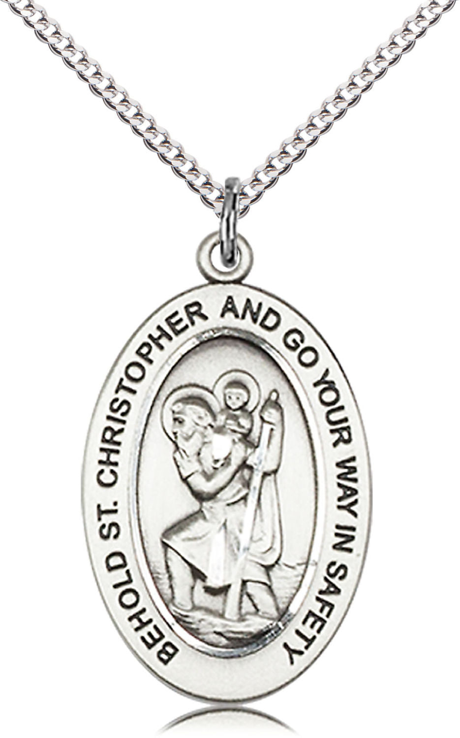 St. Christopher of Travelers Necklace for Women