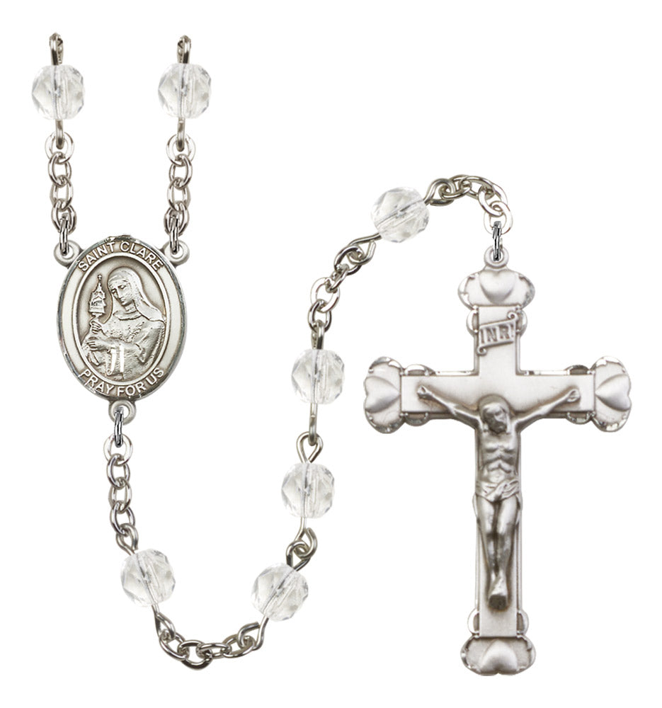 St. Clare of Assisi Birthstone Rosary for Women