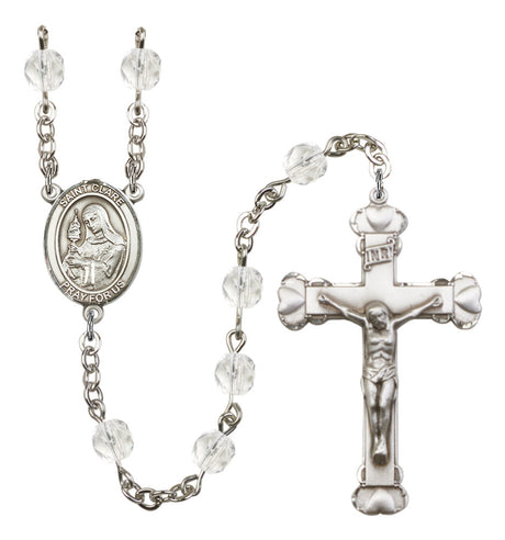 St. Clare of Assisi Birthstone Rosary for Women
