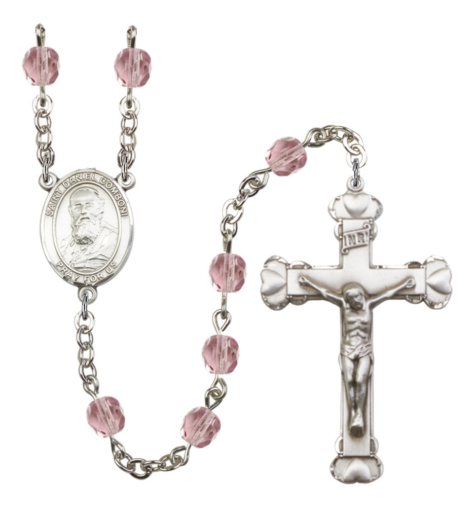 St. Daniel Comboni Birthstone Rosary for Women