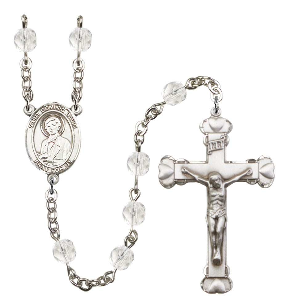 St. Dominic Savio Birthstone Rosary for Women