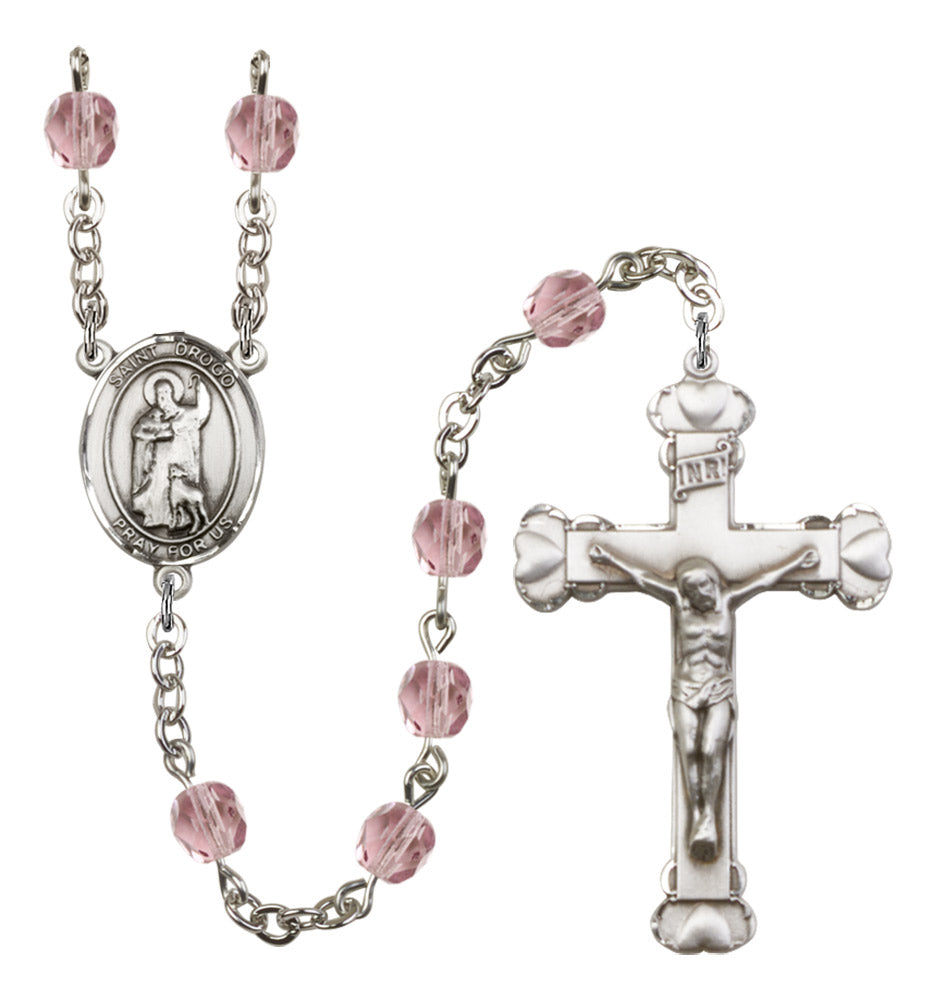 St. Drogo Birthstone Rosary for Women