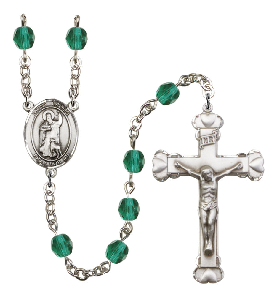 St. Drogo Birthstone Rosary for Women