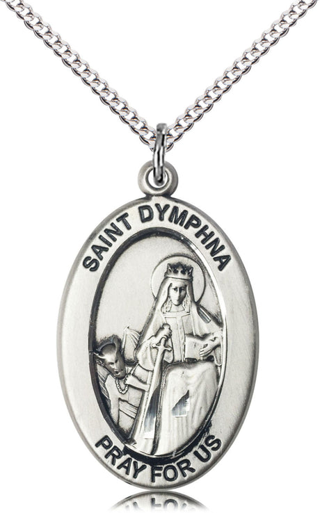 St. Dymphna of Mental Illness Necklace for Women