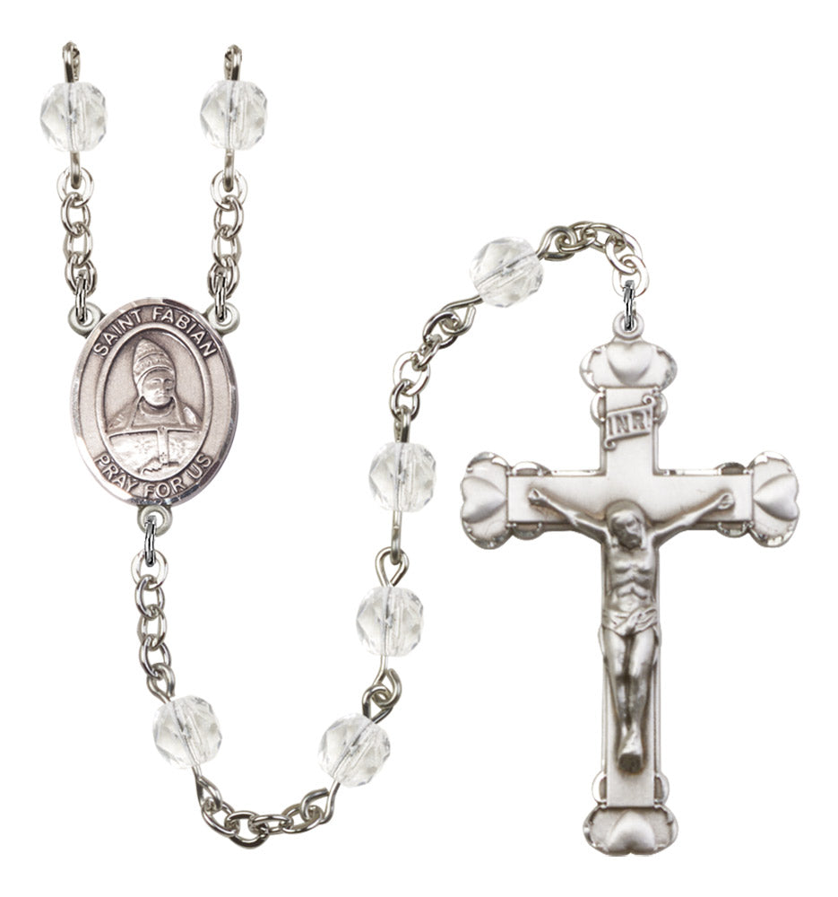 St. Fabian Birthstone Rosary for Women
