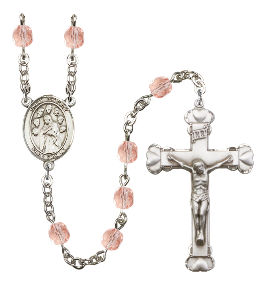 St. Felicity Birthstone Rosary for Women