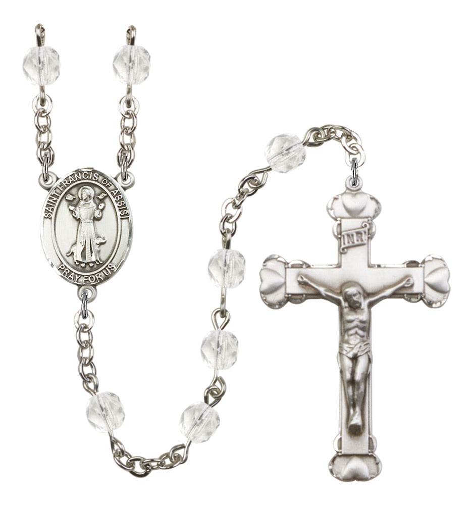 St. Francis of Assisi Birthstone Rosary for Women