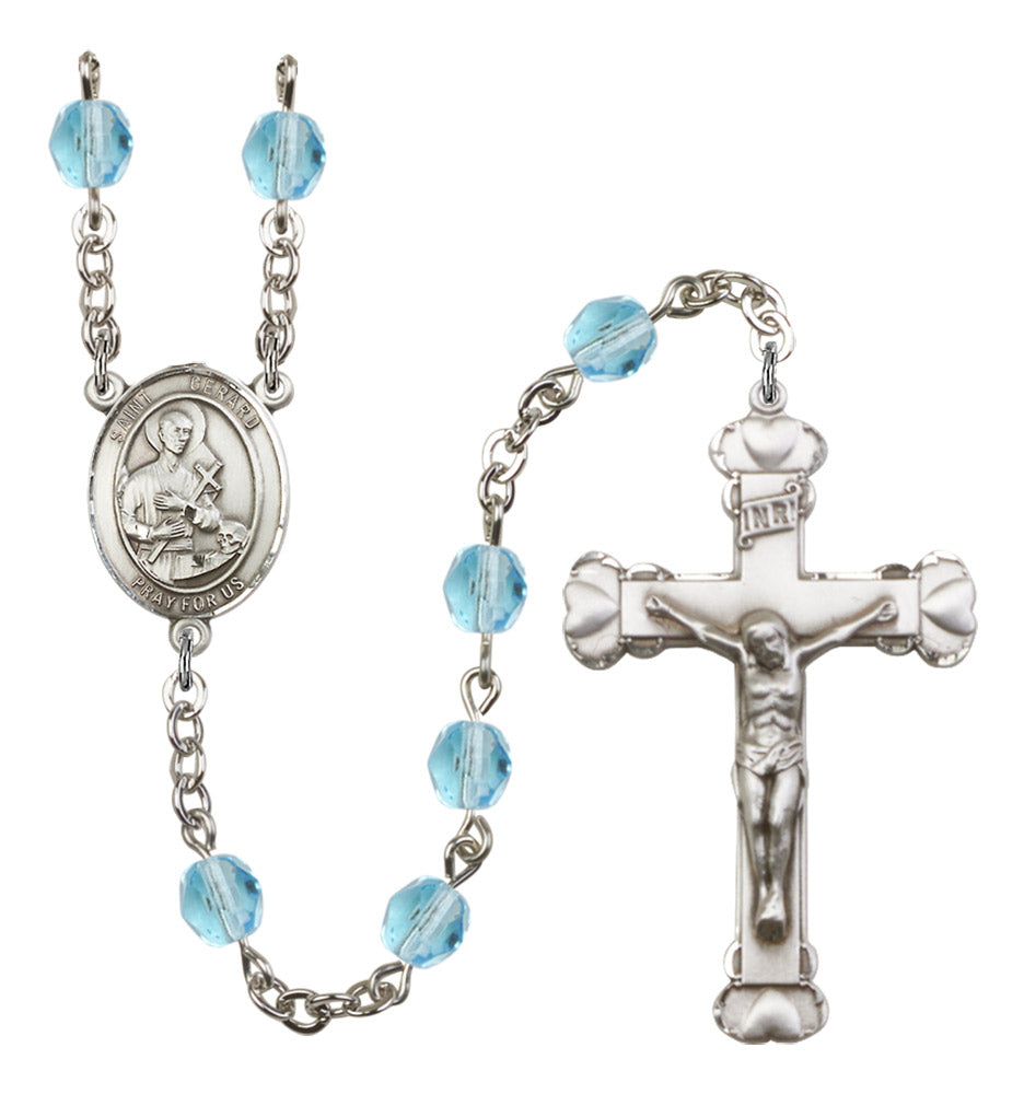 St. Gerard Majella Birthstone Rosary for Women