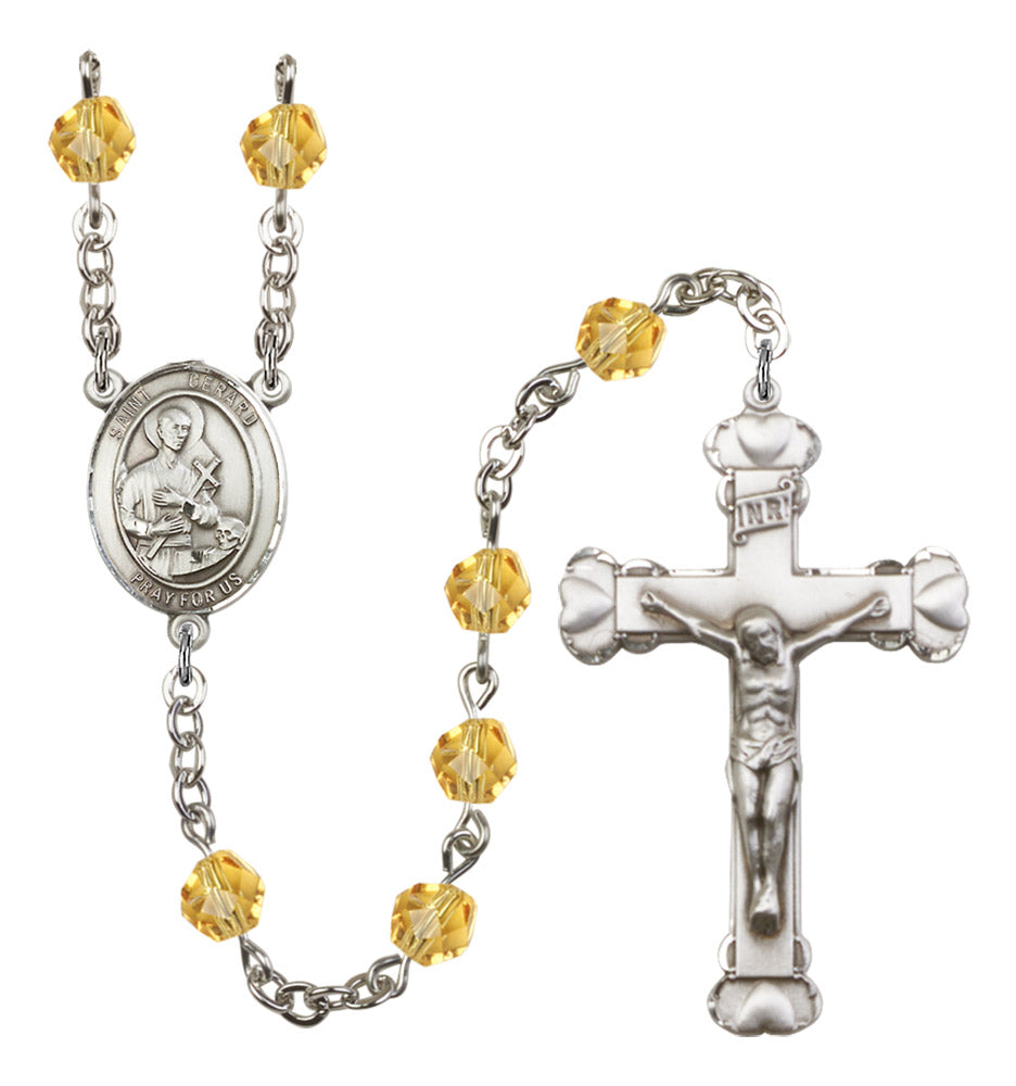 St. Gerard Majella Birthstone Rosary for Women