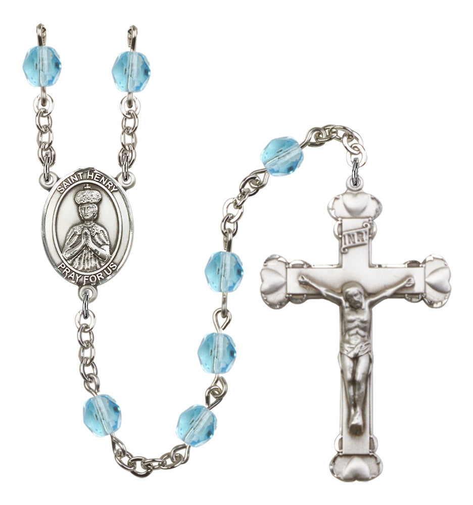 St. Henry II Birthstone Rosary for Women