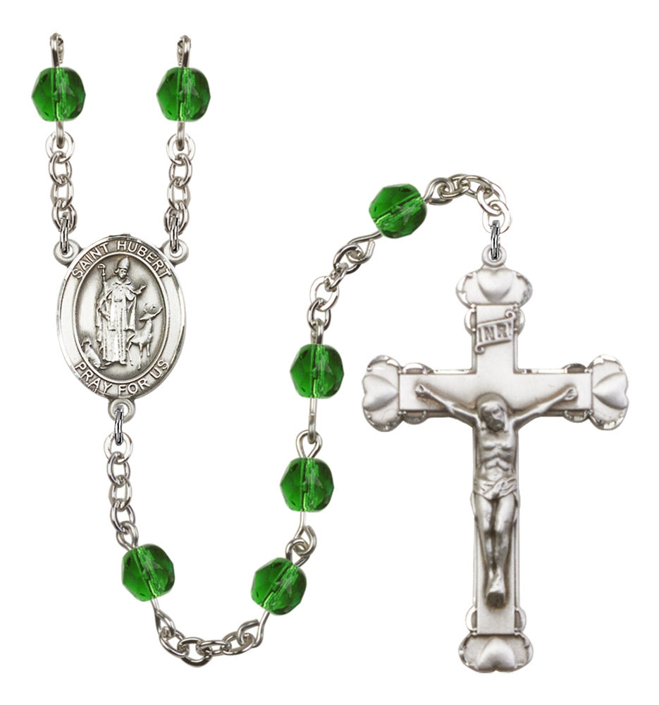 St. Hubert of Liege Birthstone Rosary for Women
