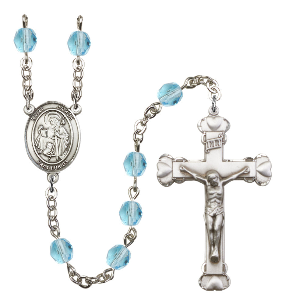 St. James the Greater Birthstone Rosary for Women