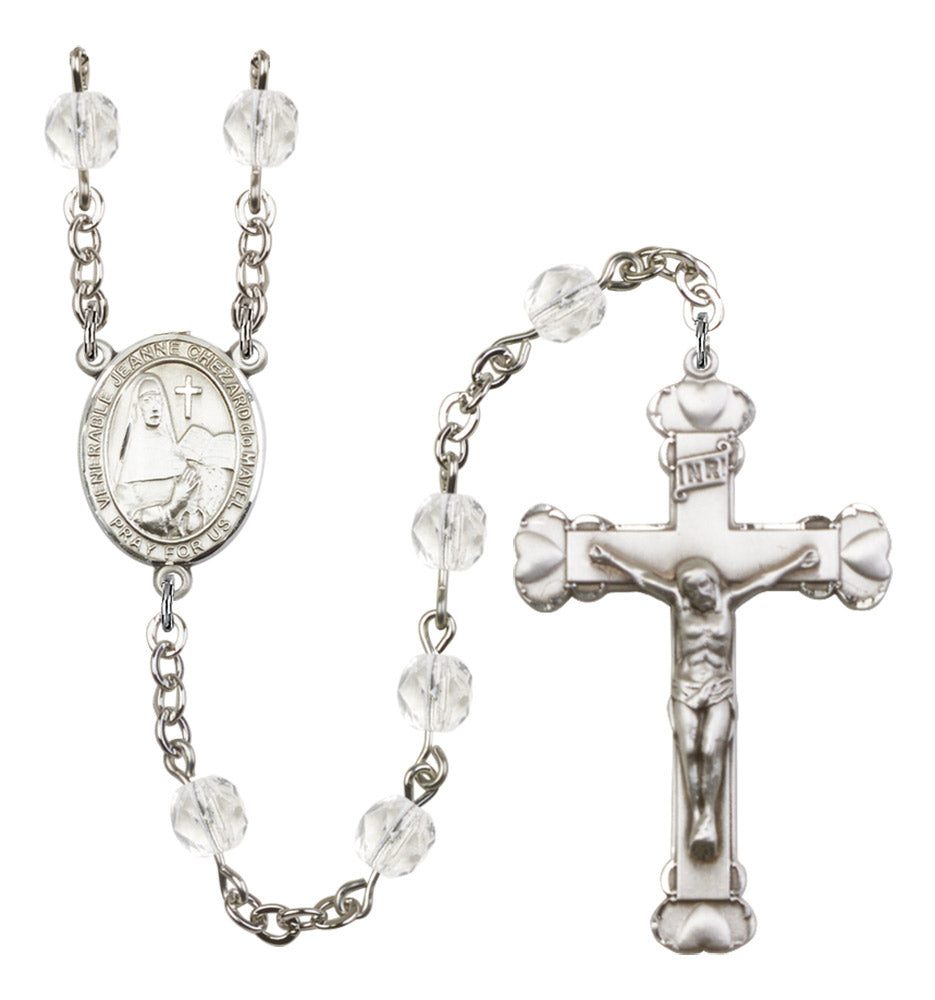 St. Jeanne Chezard de Matel Birthstone Rosary for Women