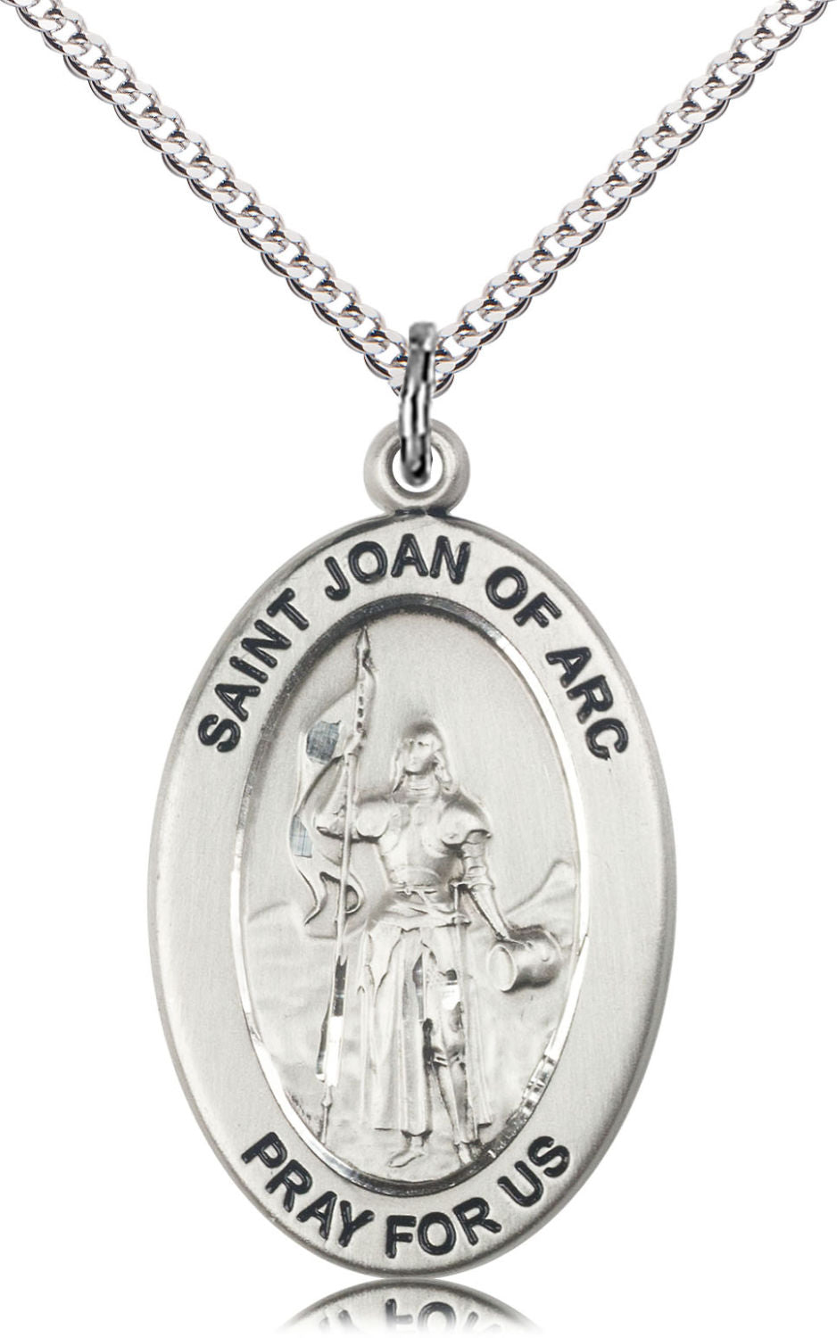 St. Joan of Arc of Soldiers Necklace for Women