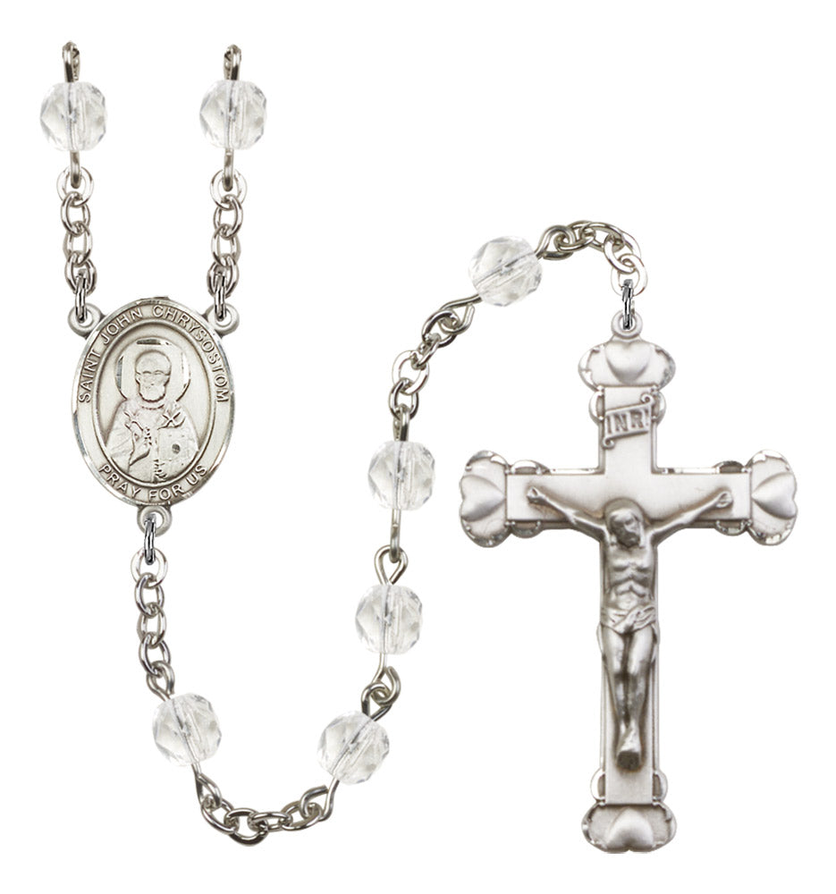 St. John Chrysostom Birthstone Rosary for Women