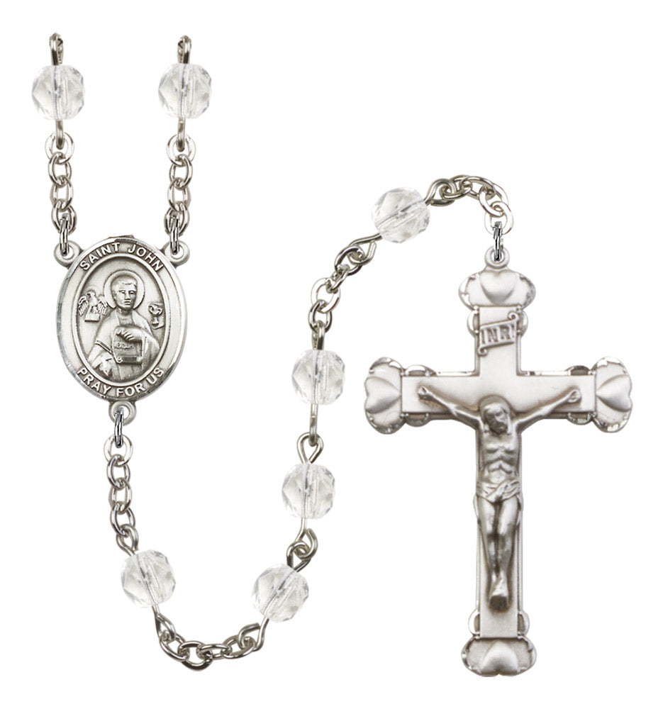 St. John the Apostle Birthstone Rosary for Women