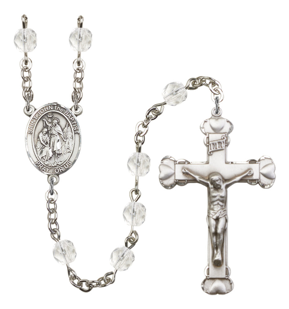St. John the Baptist Birthstone Rosary for Women