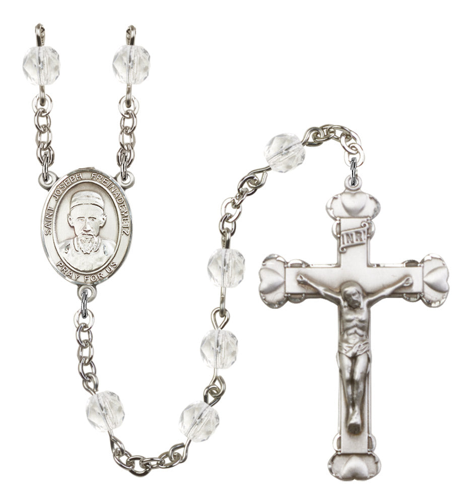 St. Joseph Freinademetz Birthstone Rosary for Women