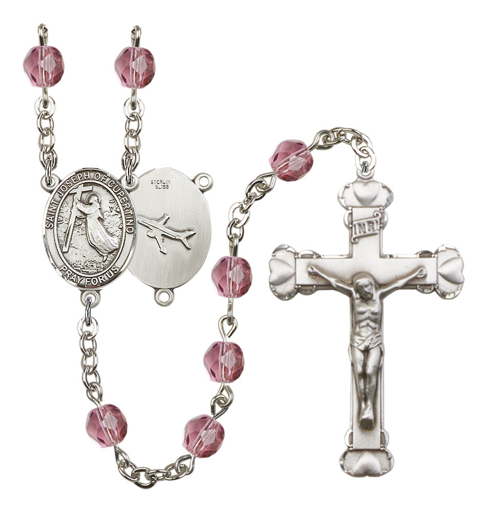 St. Joseph of Cupertino Birthstone Rosary for Women