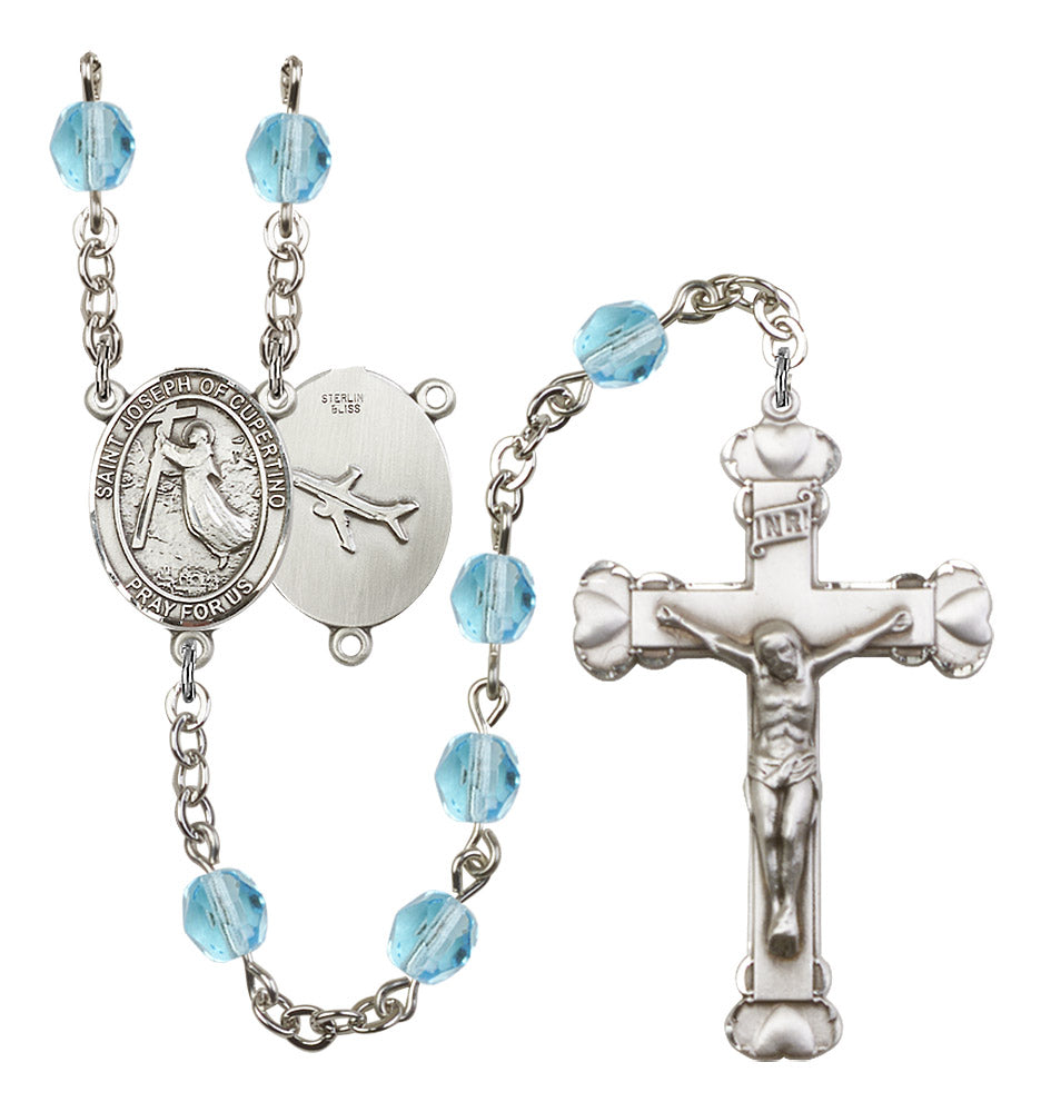 St. Joseph of Cupertino Birthstone Rosary for Women