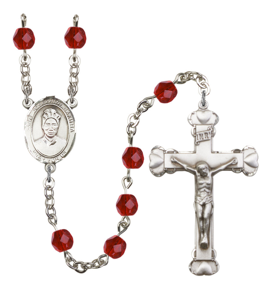 St. Josephine Bakhita Birthstone Rosary for Women