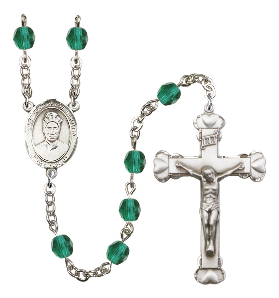 St. Josephine Bakhita Birthstone Rosary for Women
