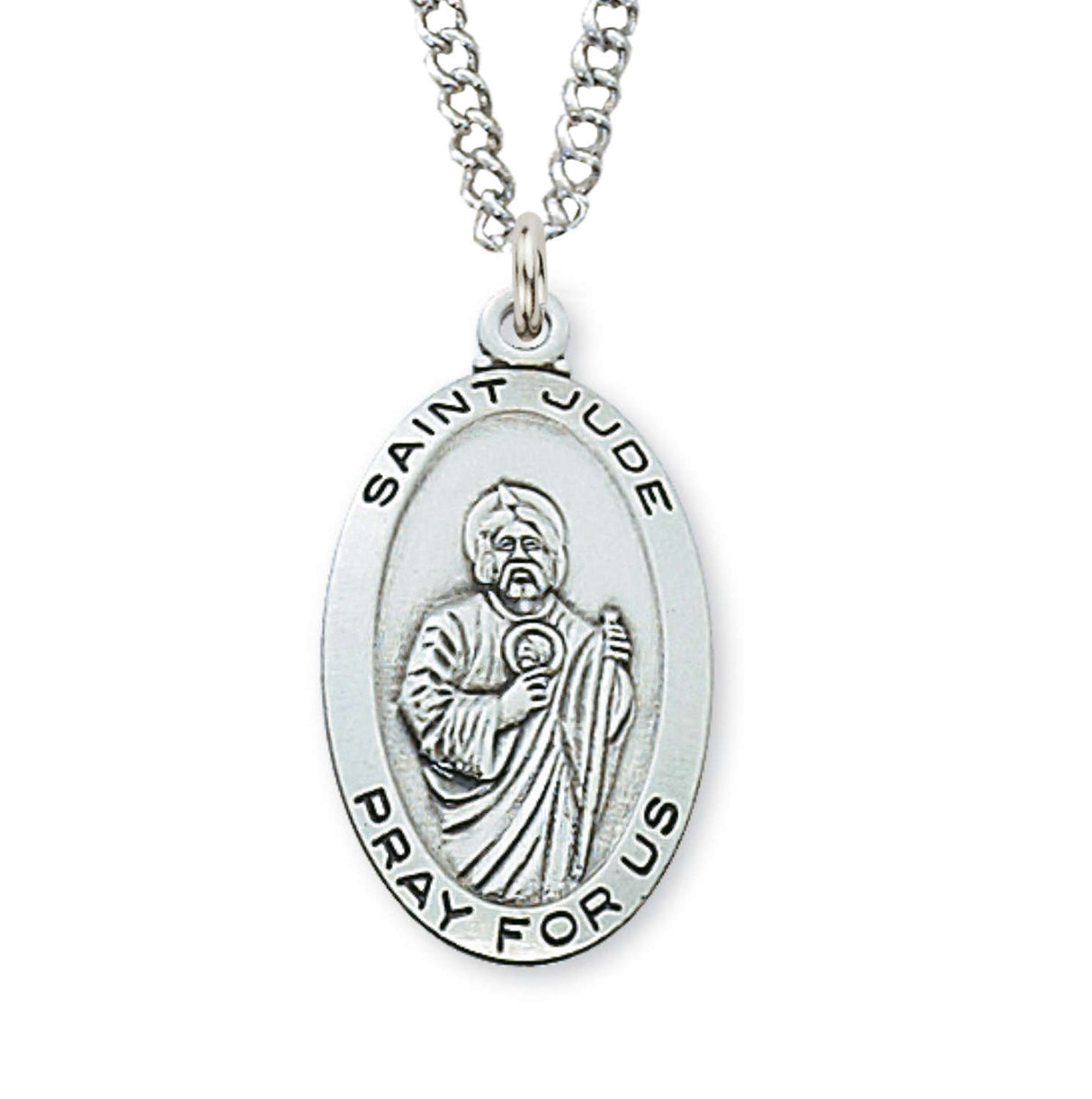 St. Jude Medal Sterling Silver for Women