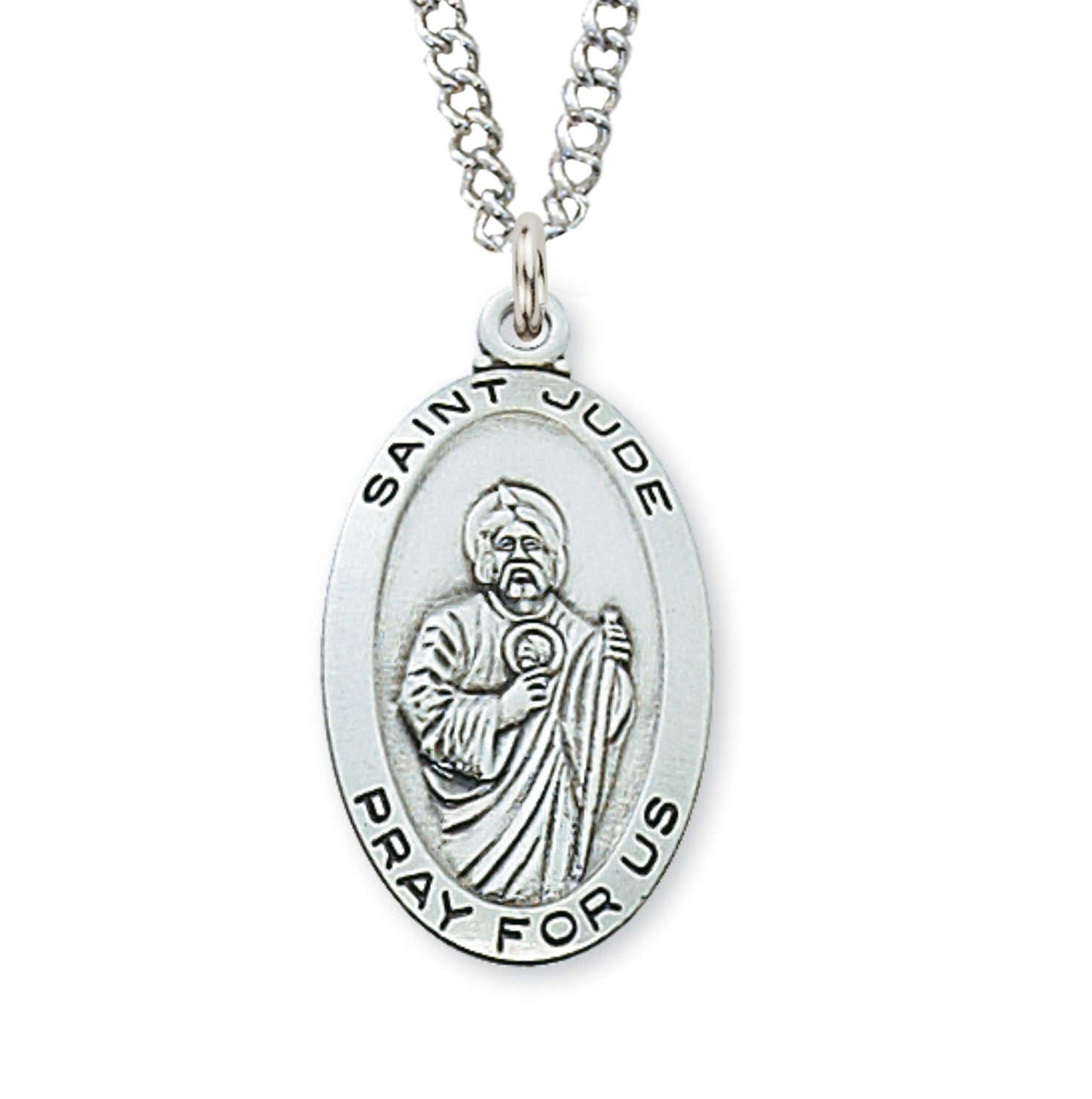 St. Jude Medal Sterling Silver for Women