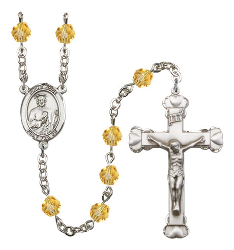 St. Jude Thaddeus Birthstone Rosary for Women