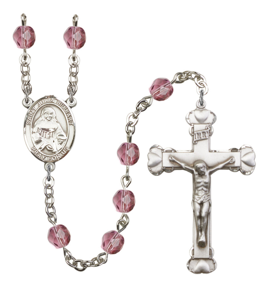 St. Julia Billiart Birthstone Rosary for Women