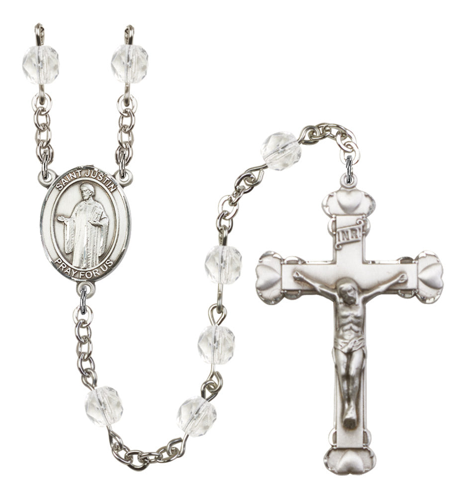 St. Justin Birthstone Rosary for Women
