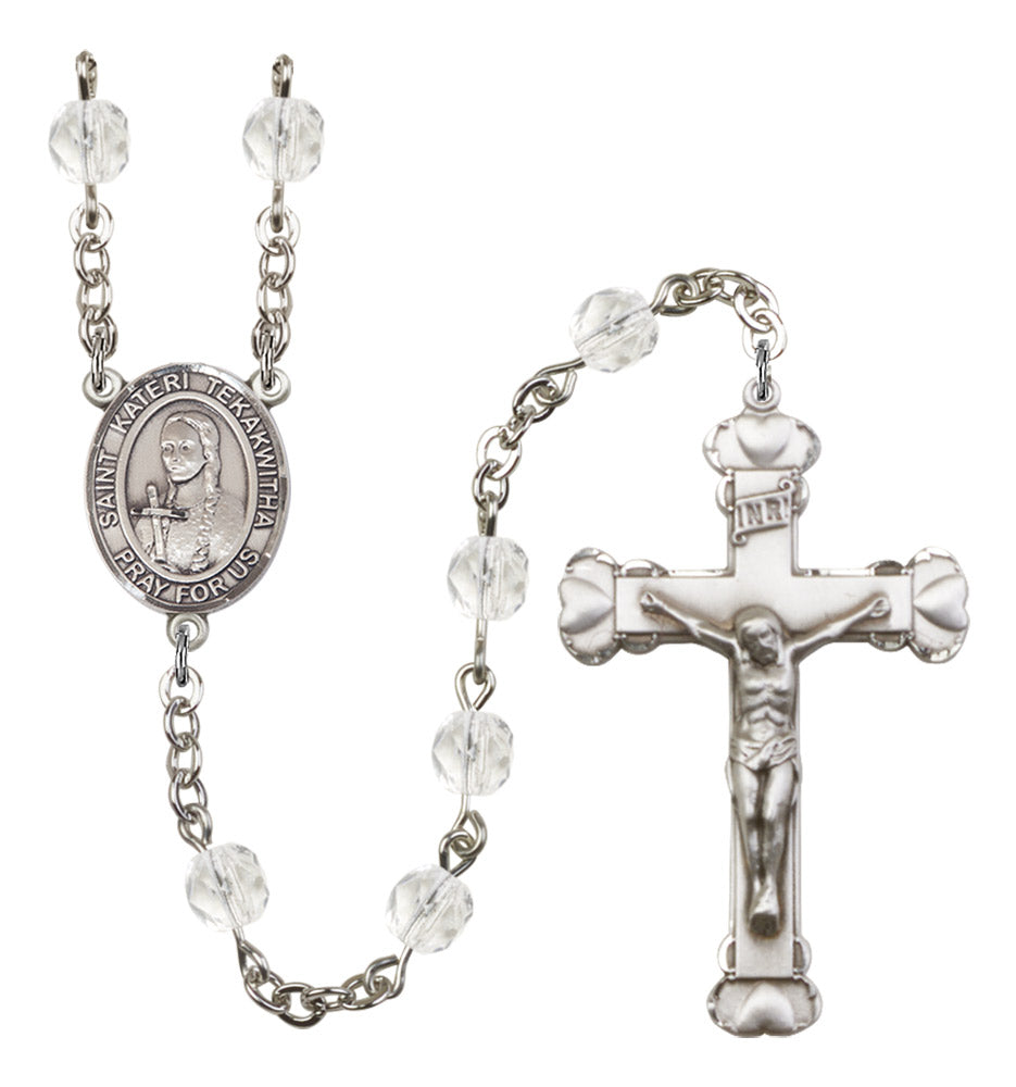 St. Kateri Tekakwitha Birthstone Rosary for Women