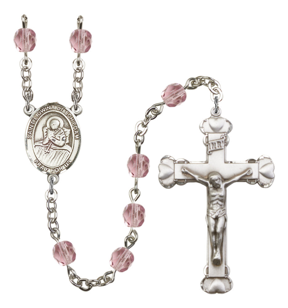 St. Lidwina of Schiedam Birthstone Rosary for Women