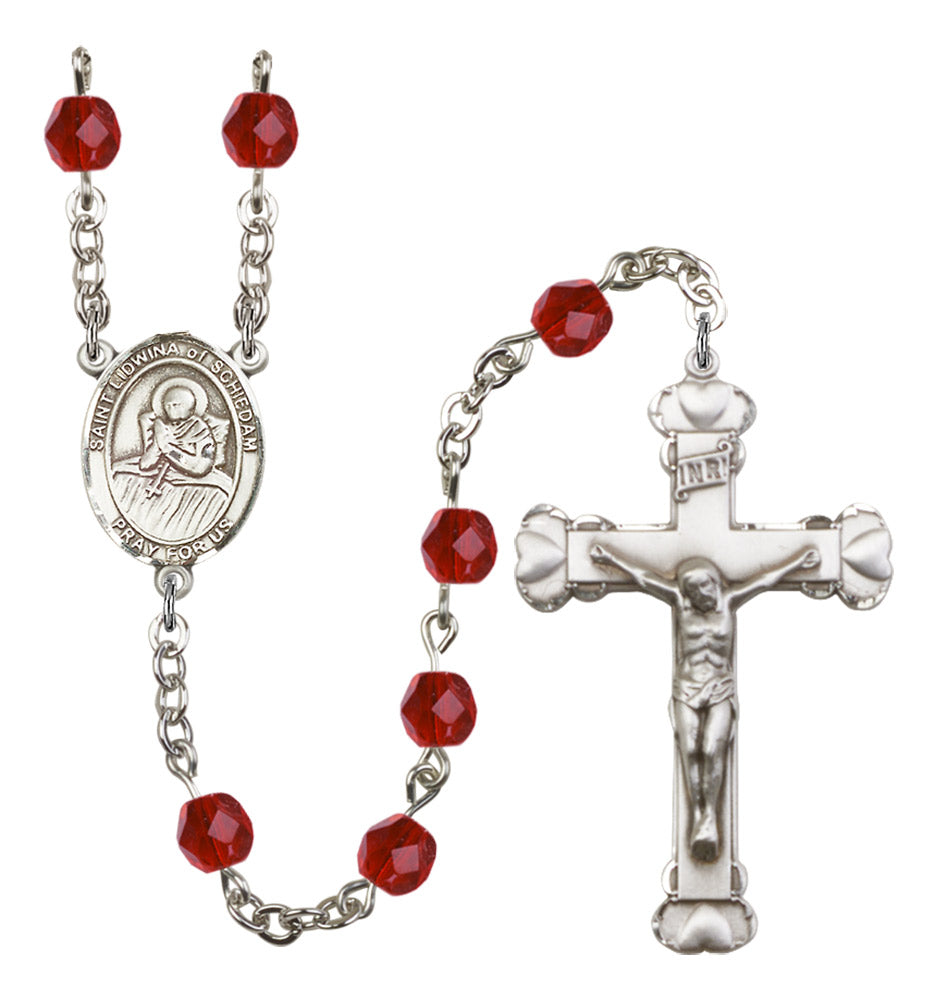 St. Lidwina of Schiedam Birthstone Rosary for Women