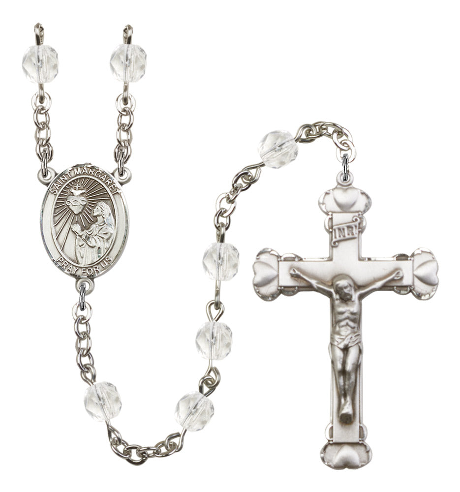 St. Margaret Mary Alacoque Birthstone Rosary for Women