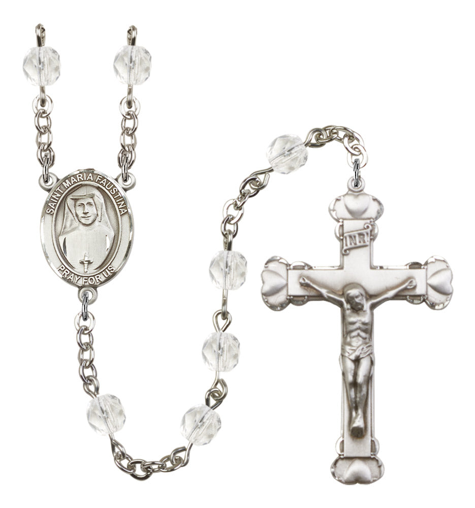 St. Maria Faustina Birthstone Rosary for Women