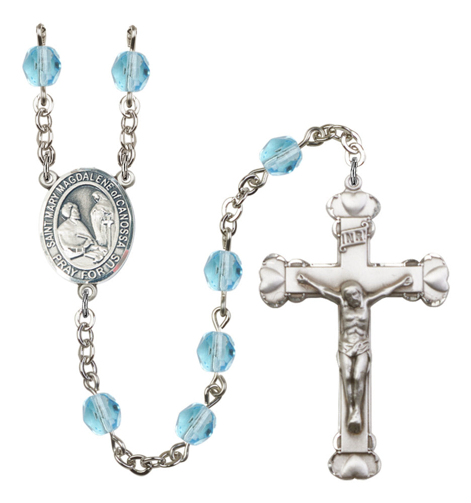 St. Mary Magdalene of Canossa Birthstone Rosary for Women